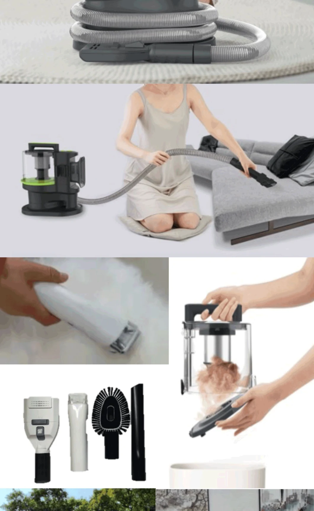 New Designed Pet Cleaning & Grooming Products Vacuum Hair Remover Pet Grooming Tool Deshedder