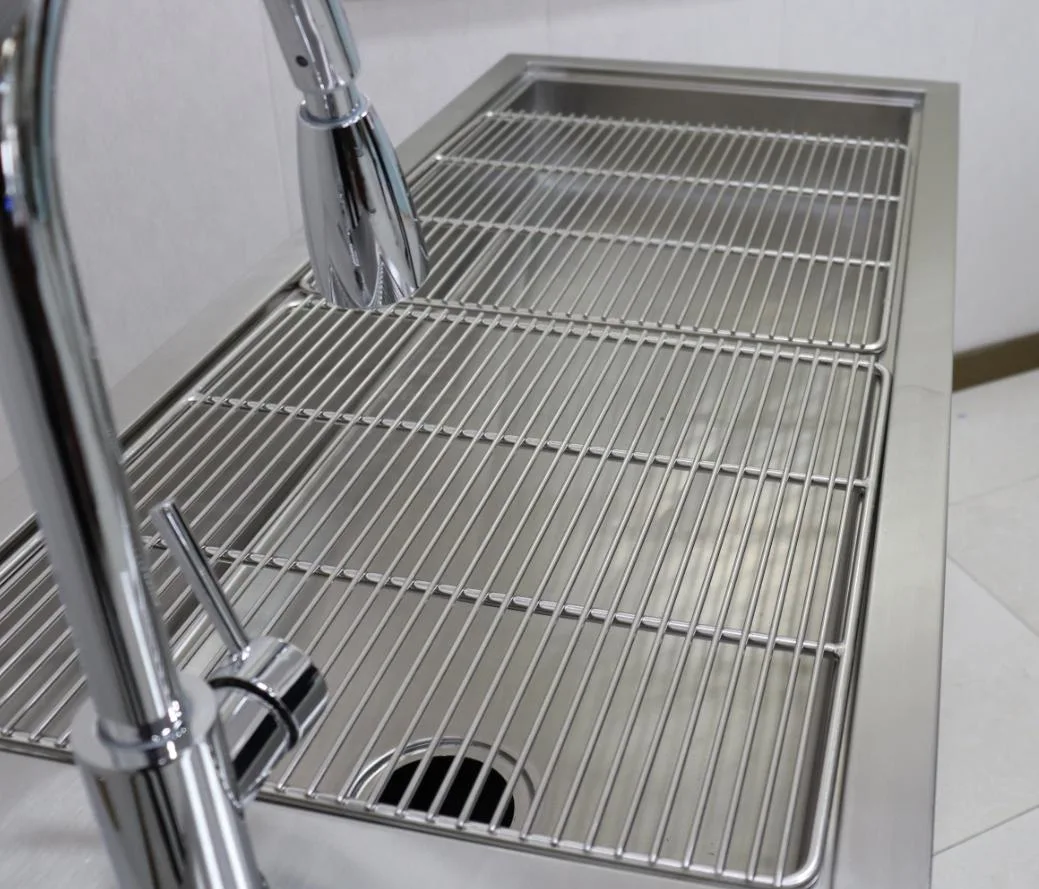 Stainless Steel Pet Vet Examination Disposal Table Dog Cat Treatment Grooming Table